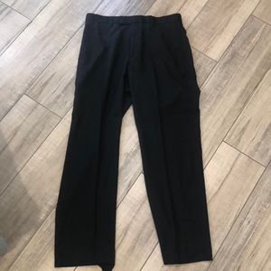 Men’s black slacks